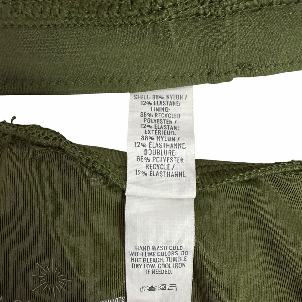 Offline by Aerie Medium Scoop Cheeky Bikini Green Cream - Picture 6 of 9